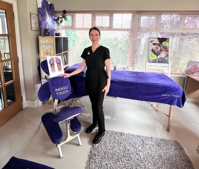 Jacqueline Rodgers, qualified Reflexologist